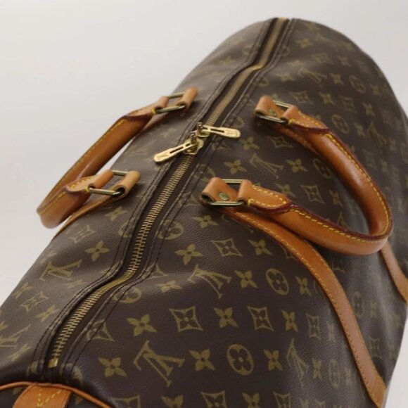 LOUIS VUITTON Monogram Keepall 55 Boston Bag - Picture 10 of 15